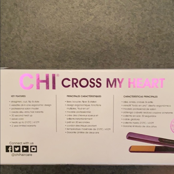chi cross my heart flat iron